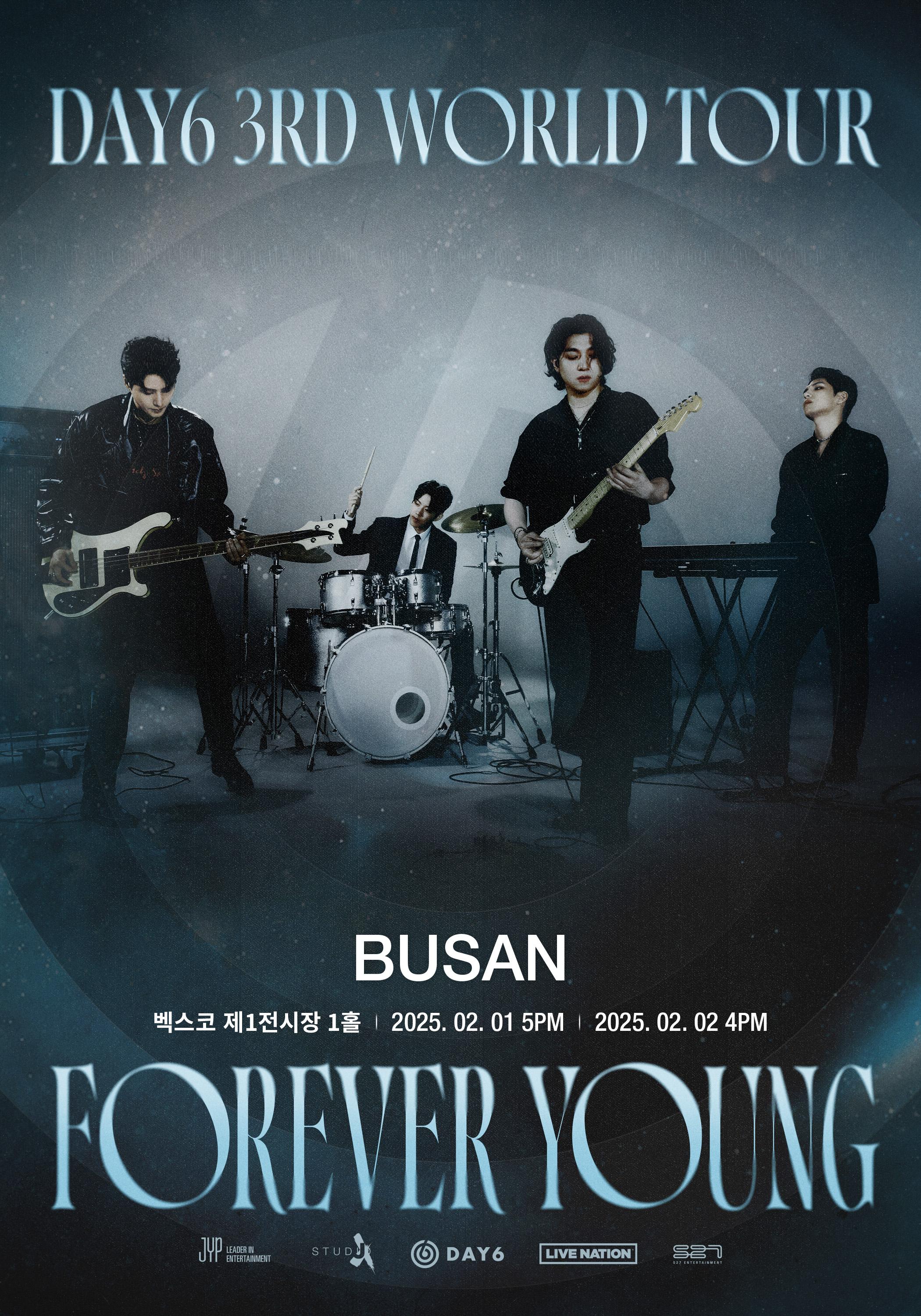 FANS - DAY6 3RD WORLD TOUR <FOREVER YOUNG> in BUSAN Ticket