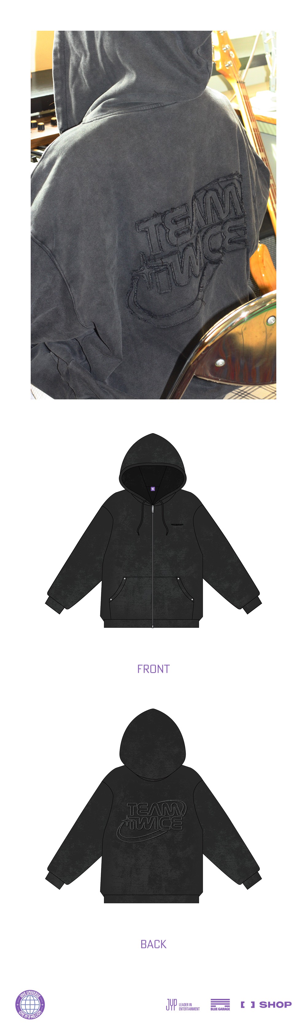 ktown4u.com : TWICE - [2025 FANMEETING [10VE UNIVERSE] MD] HOOD ZIP-UP