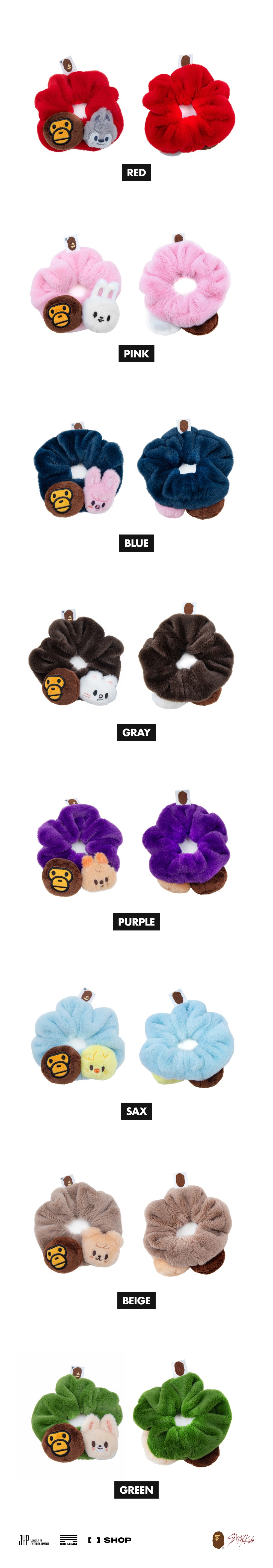STRAY KIDS - BAPE X Stray Kids SCRUNCHIES – Funiki